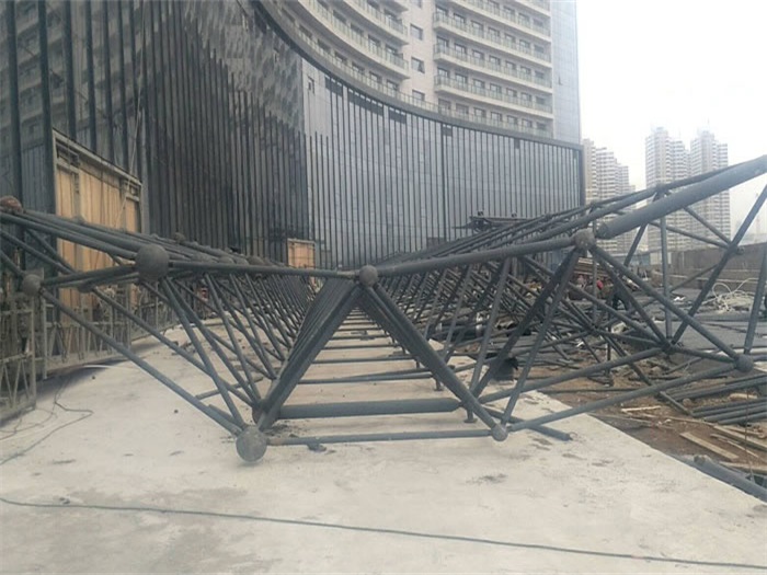乐山万豪酒店雨棚网架