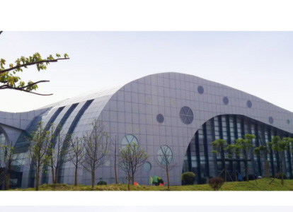 乐山会议中心外景网架工程